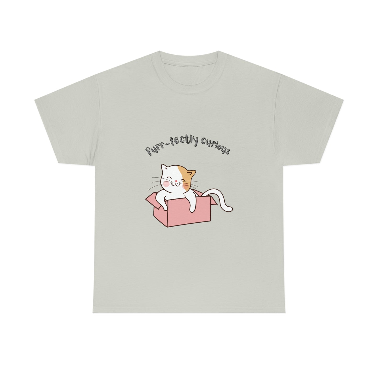 Purr-fectly Curious Cat T-Shirt