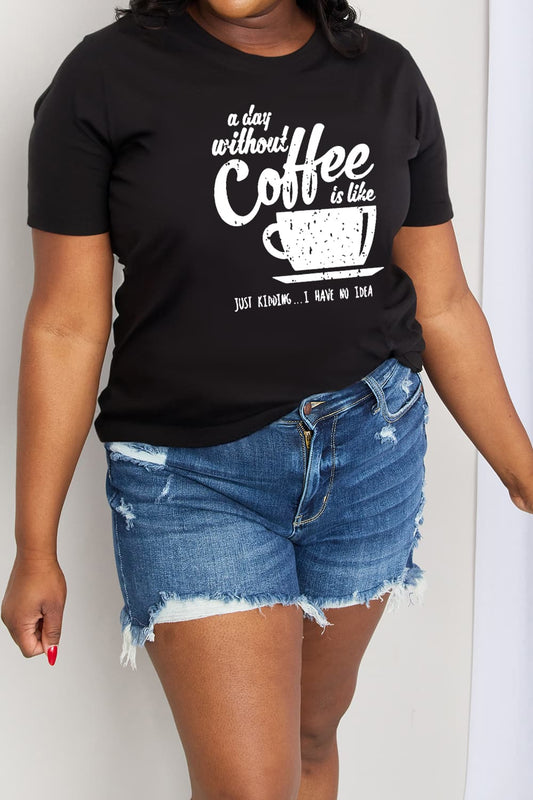 Simply Love Full Size Slogan Graphic Cotton Tee