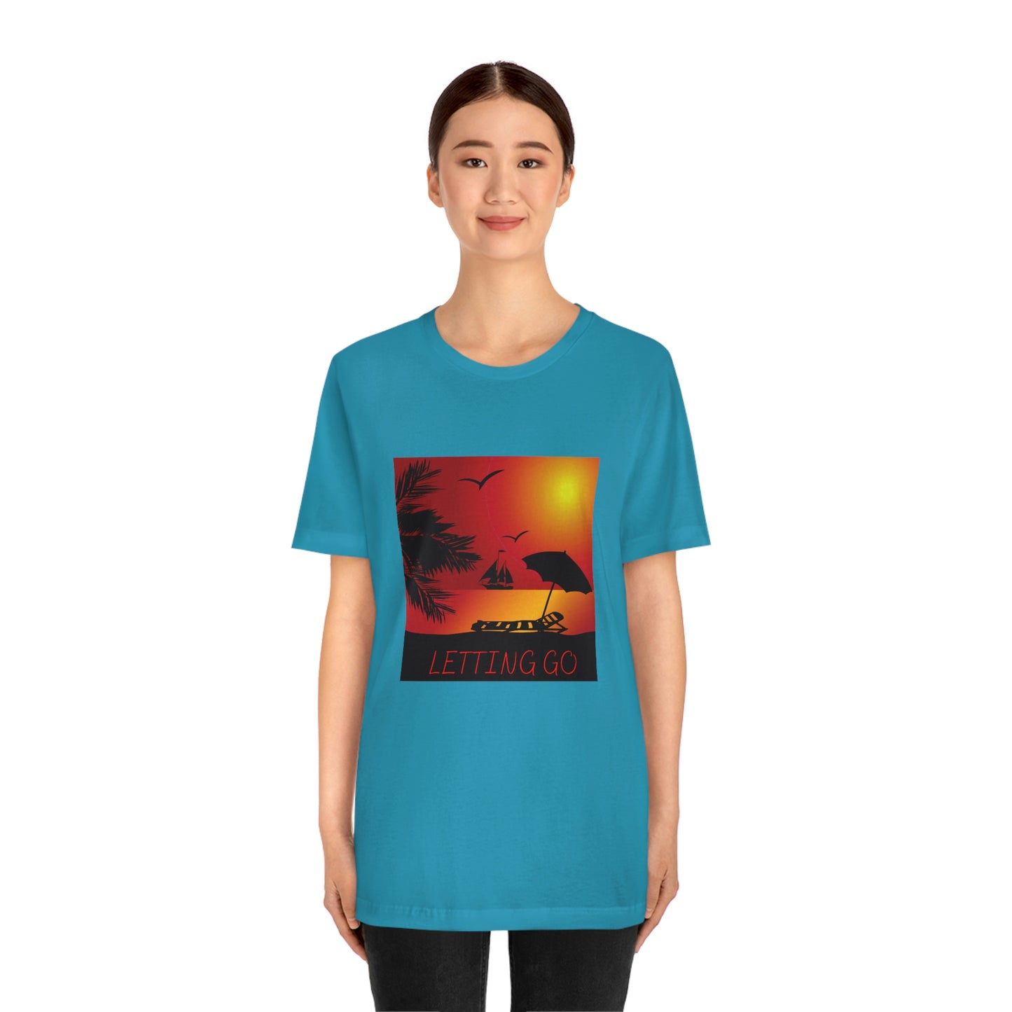 Sunset T-shirt, relaxing sunset, gift for spouse, lover of sunsets, waterfront sunset