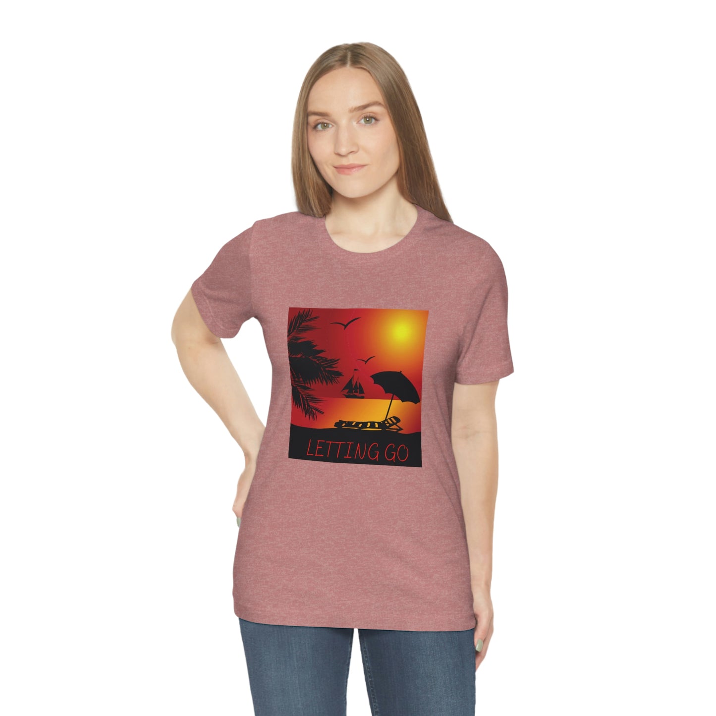 Sunset T-shirt, relaxing sunset, gift for spouse, lover of sunsets, waterfront sunset