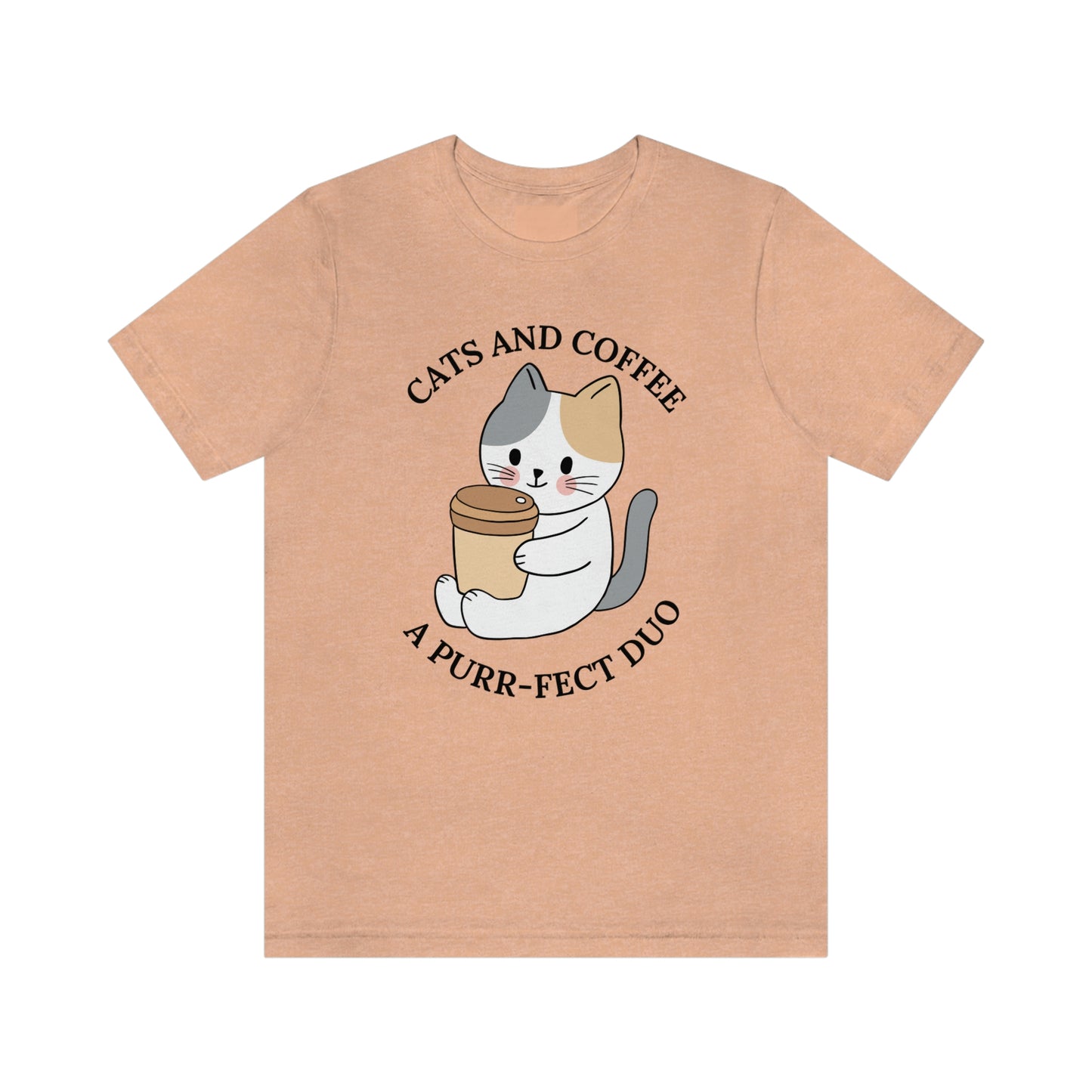 Cat and Coffee, Gift for cat lover, Gift for coffee lover, cat and coffee t-shirt, shirt for cat owner, gift for mom