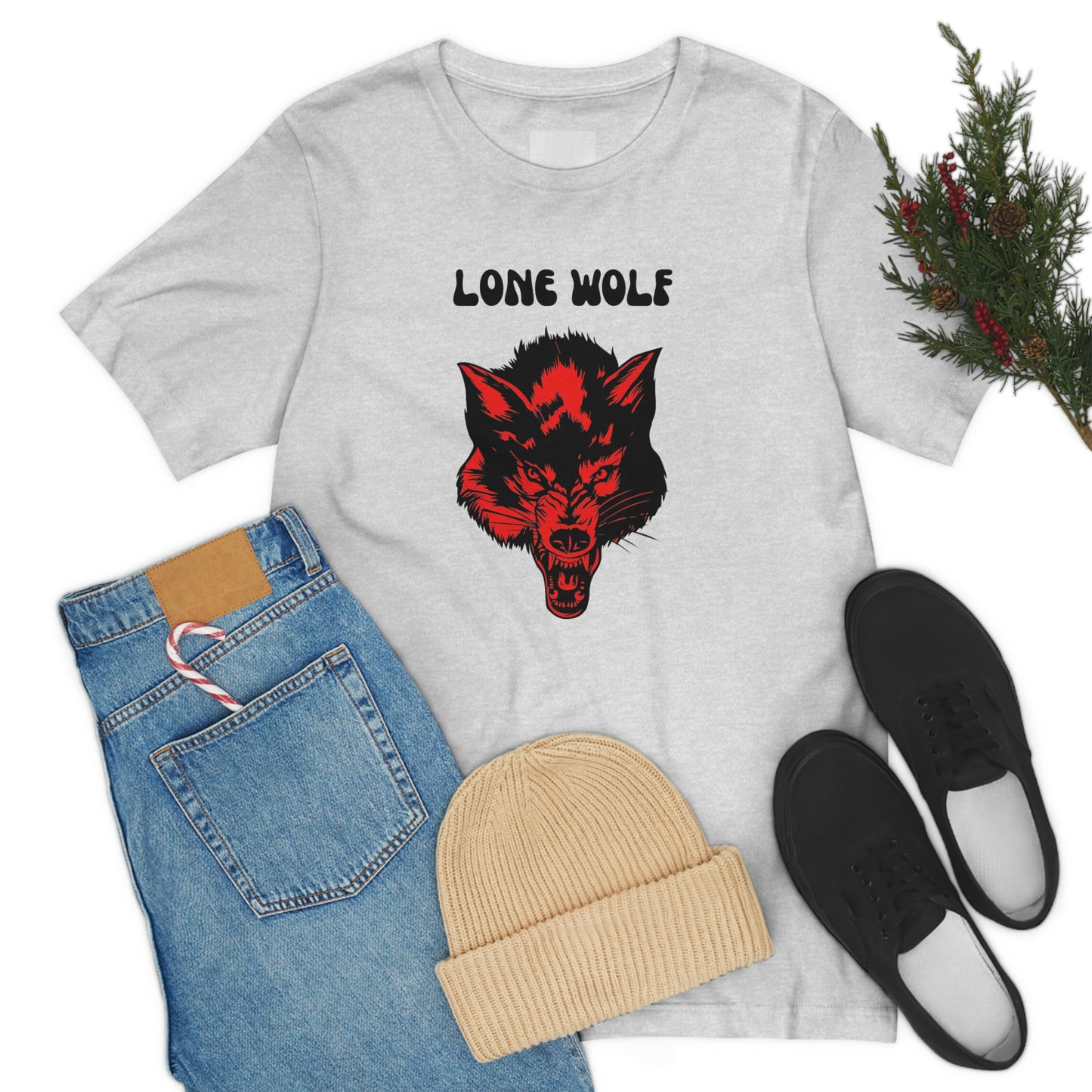 Lone Wolf T-shirt, Lone Wolf, Wolf howling, wolf, gift for man, gift for dad, nature, camping, outdoors, angry wolf