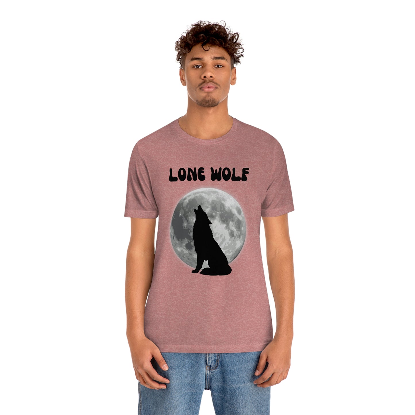 Lone Wolf T-shirt, Lone Wolf, Wolf howling, wolf, gift for man, gift for dad, nature, camping, outdoors