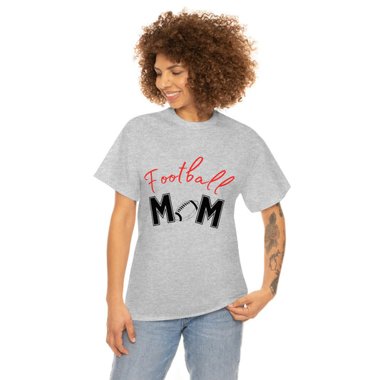 Football Mom #1 Mama Cotton Tee