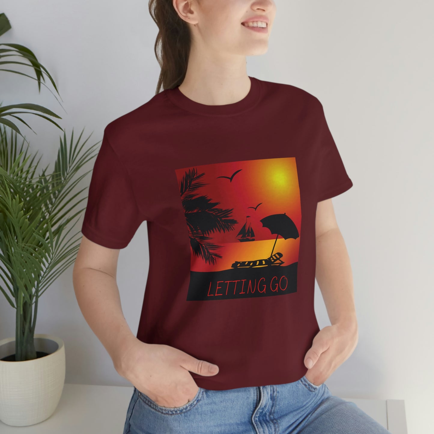 Sunset T-shirt, relaxing sunset, gift for spouse, lover of sunsets, waterfront sunset