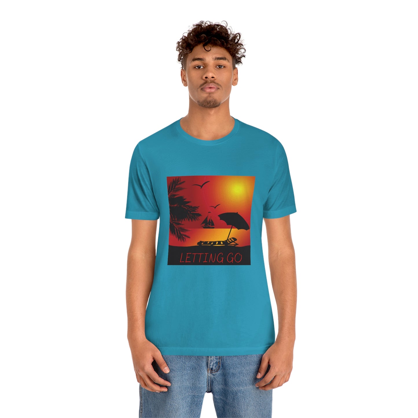 Sunset T-shirt, relaxing sunset, gift for spouse, lover of sunsets, waterfront sunset