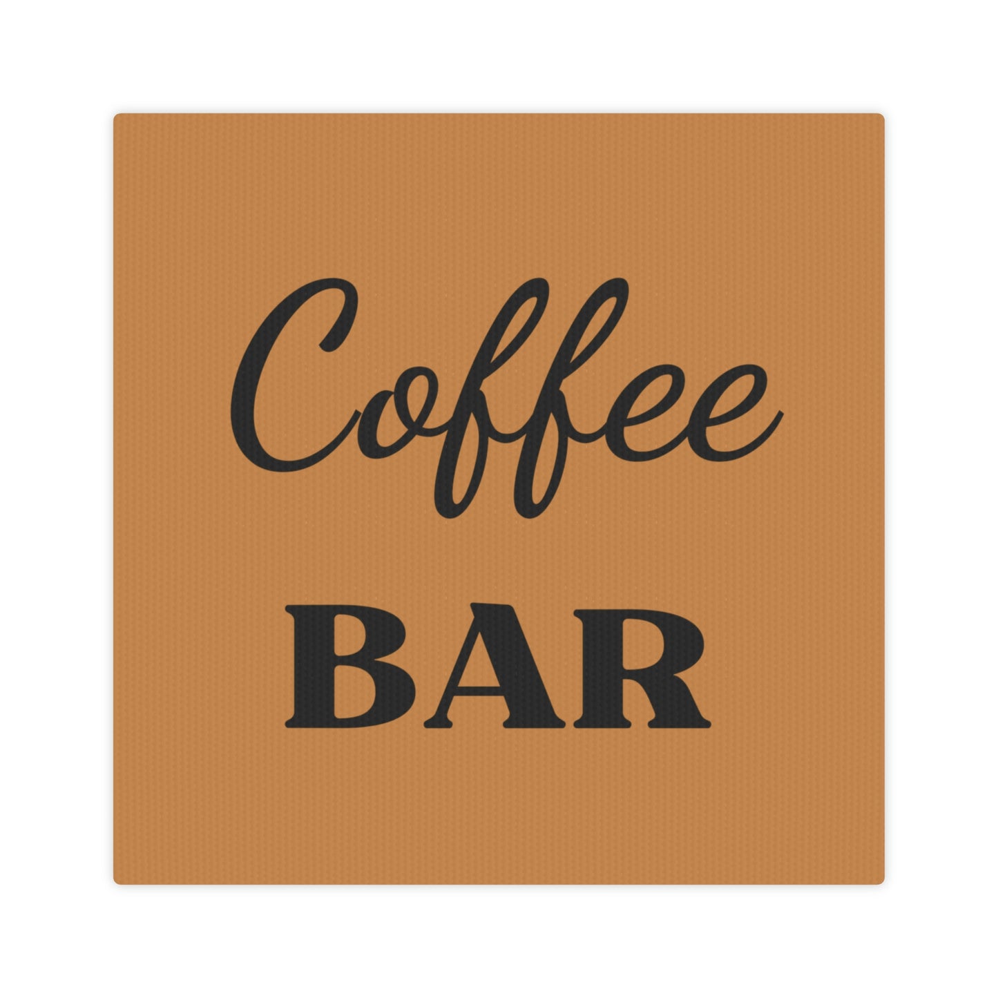 Coffee Bar Canvas Print: Perfect Wall Decor for Coffee Lovers