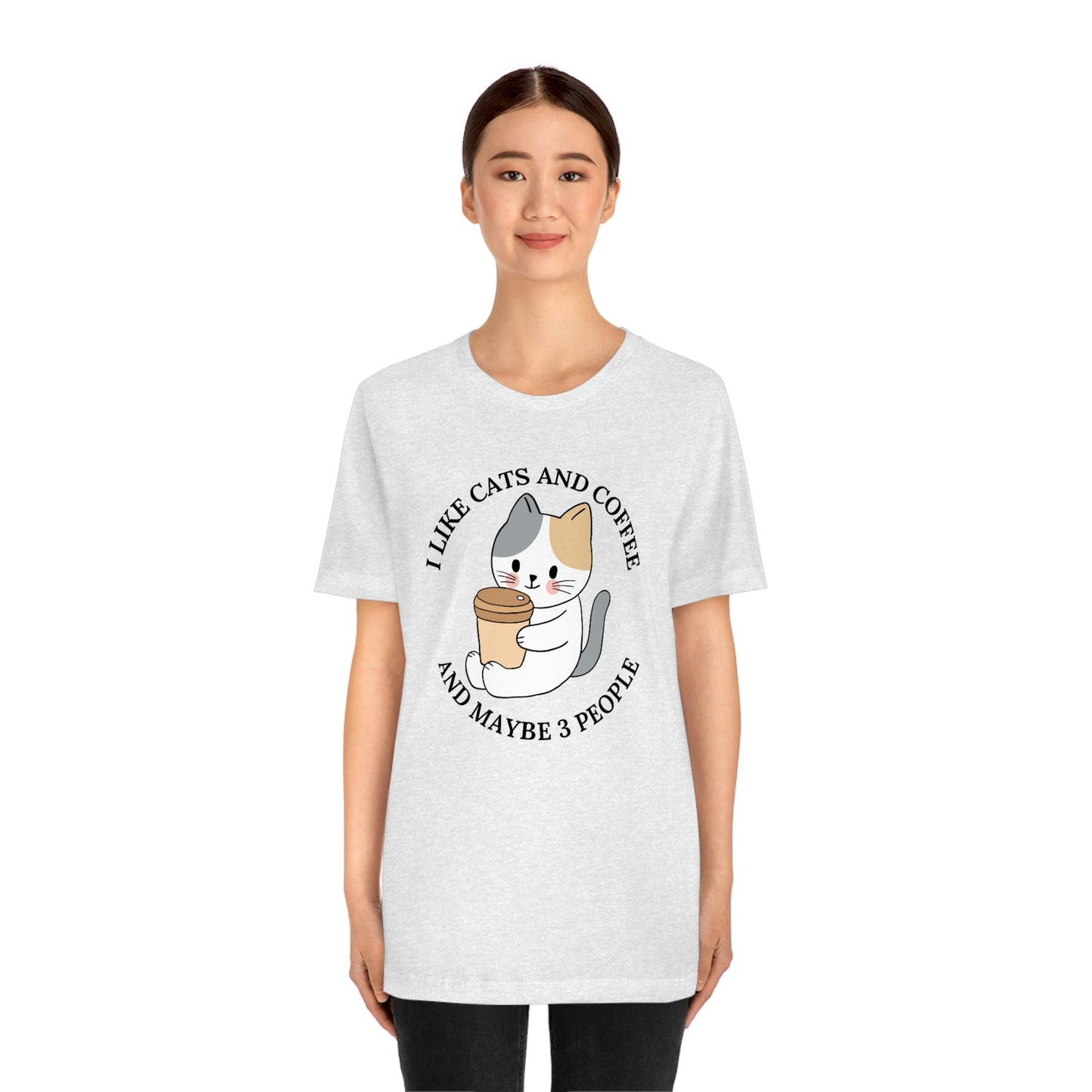 Cat and Coffee lovers, Gift for Cat lover, Gift for coffee lover, Animal lover, Gift for animal lover, Cat lover T-shirt