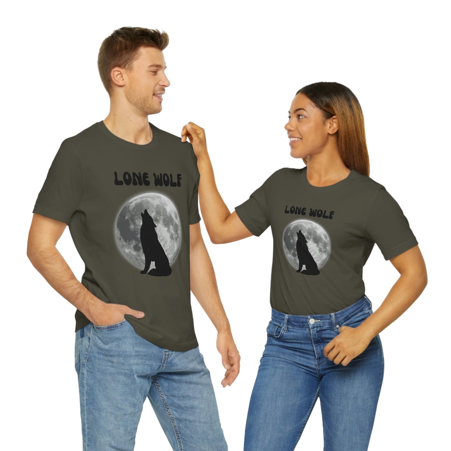 Lone Wolf T-shirt, Lone Wolf, Wolf howling, wolf, gift for man, gift for dad, nature, camping, outdoors