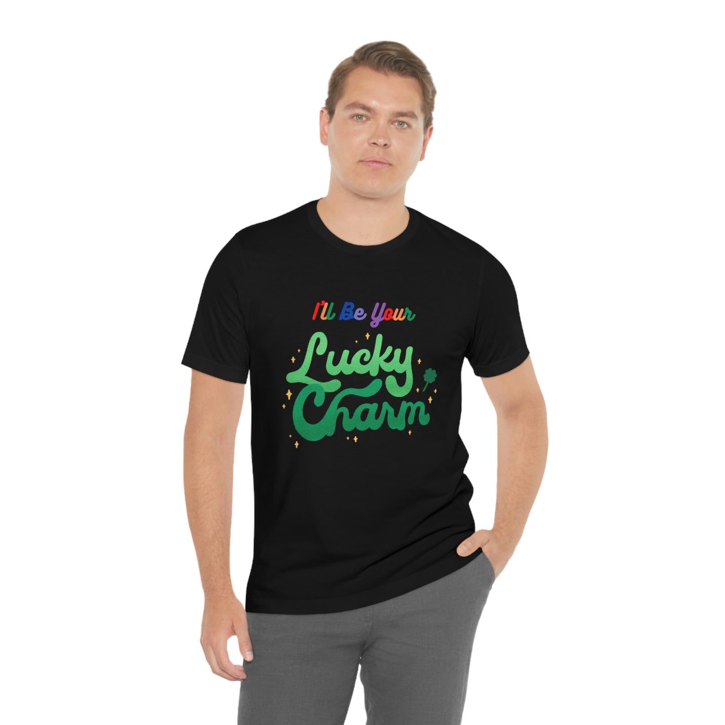 Lucky Charm, Tee for holiday, St. Patty's day Tee, Gift for Girlfriend, Gift for Boyfriend, Gift for spouse