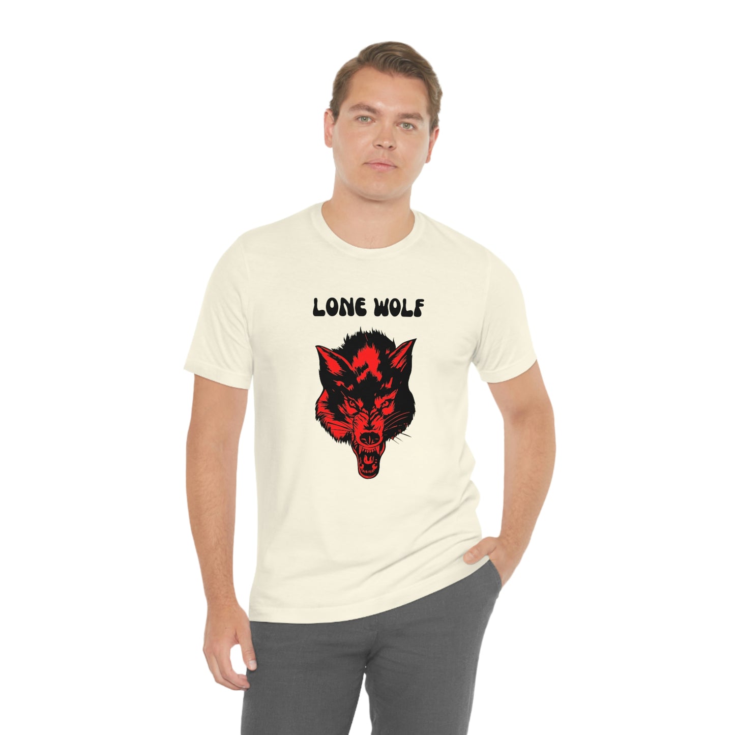 Lone Wolf T-shirt, Lone Wolf, Wolf howling, wolf, gift for man, gift for dad, nature, camping, outdoors, angry wolf