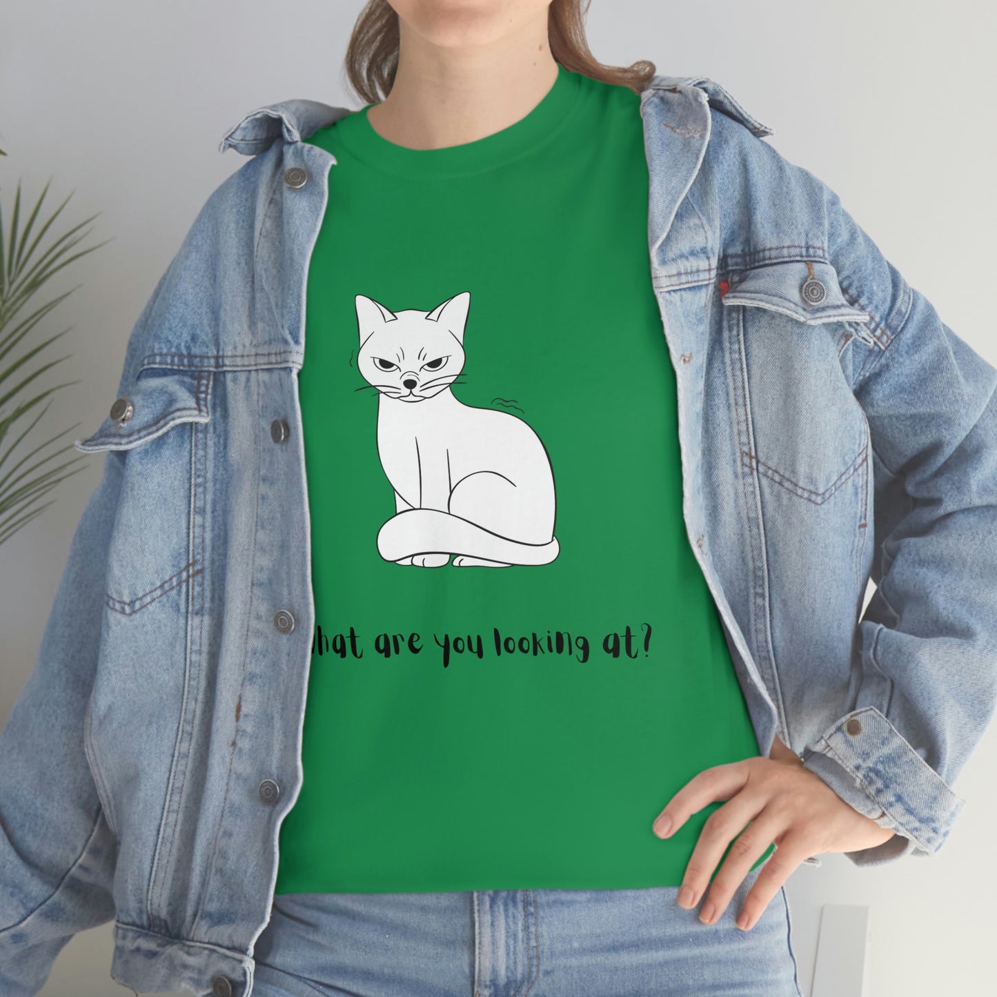 What Are You Looking At? Angry Cat T-Shirt