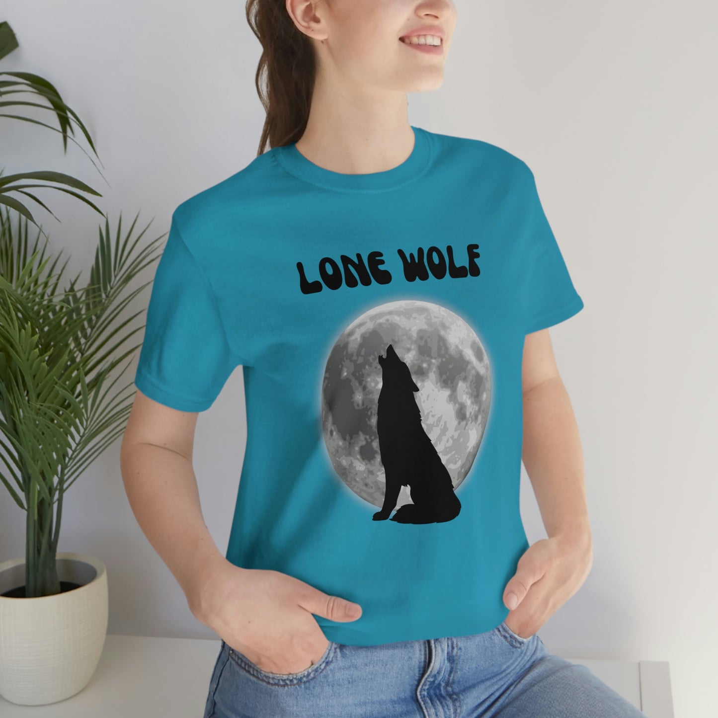 Lone Wolf T-shirt, Lone Wolf, Wolf howling, wolf, gift for man, gift for dad, nature, camping, outdoors