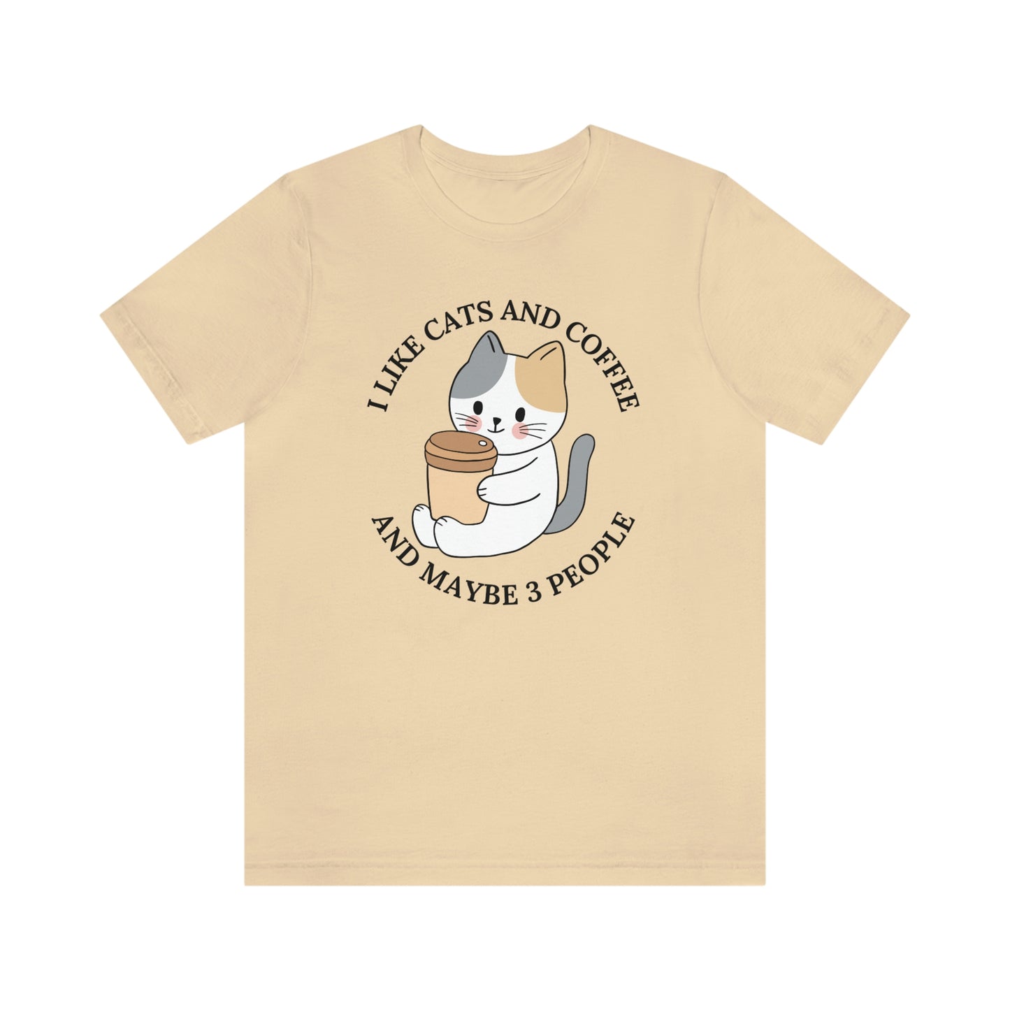 Cat and Coffee lovers, Gift for Cat lover, Gift for coffee lover, Animal lover, Gift for animal lover, Cat lover T-shirt