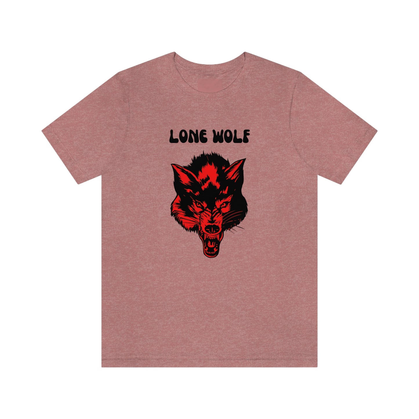 Lone Wolf T-shirt, Lone Wolf, Wolf howling, wolf, gift for man, gift for dad, nature, camping, outdoors, angry wolf