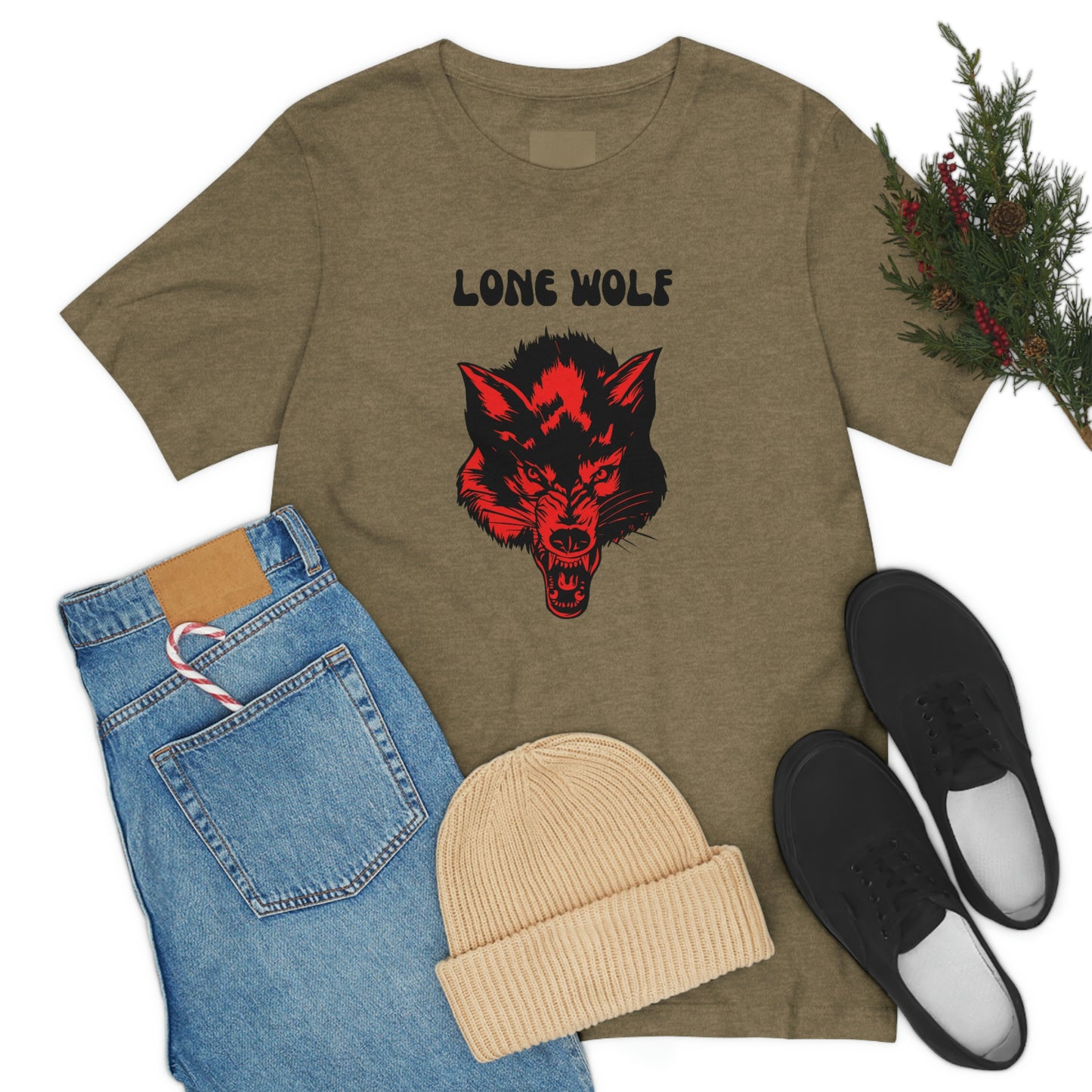 Lone Wolf T-shirt, Lone Wolf, Wolf howling, wolf, gift for man, gift for dad, nature, camping, outdoors, angry wolf