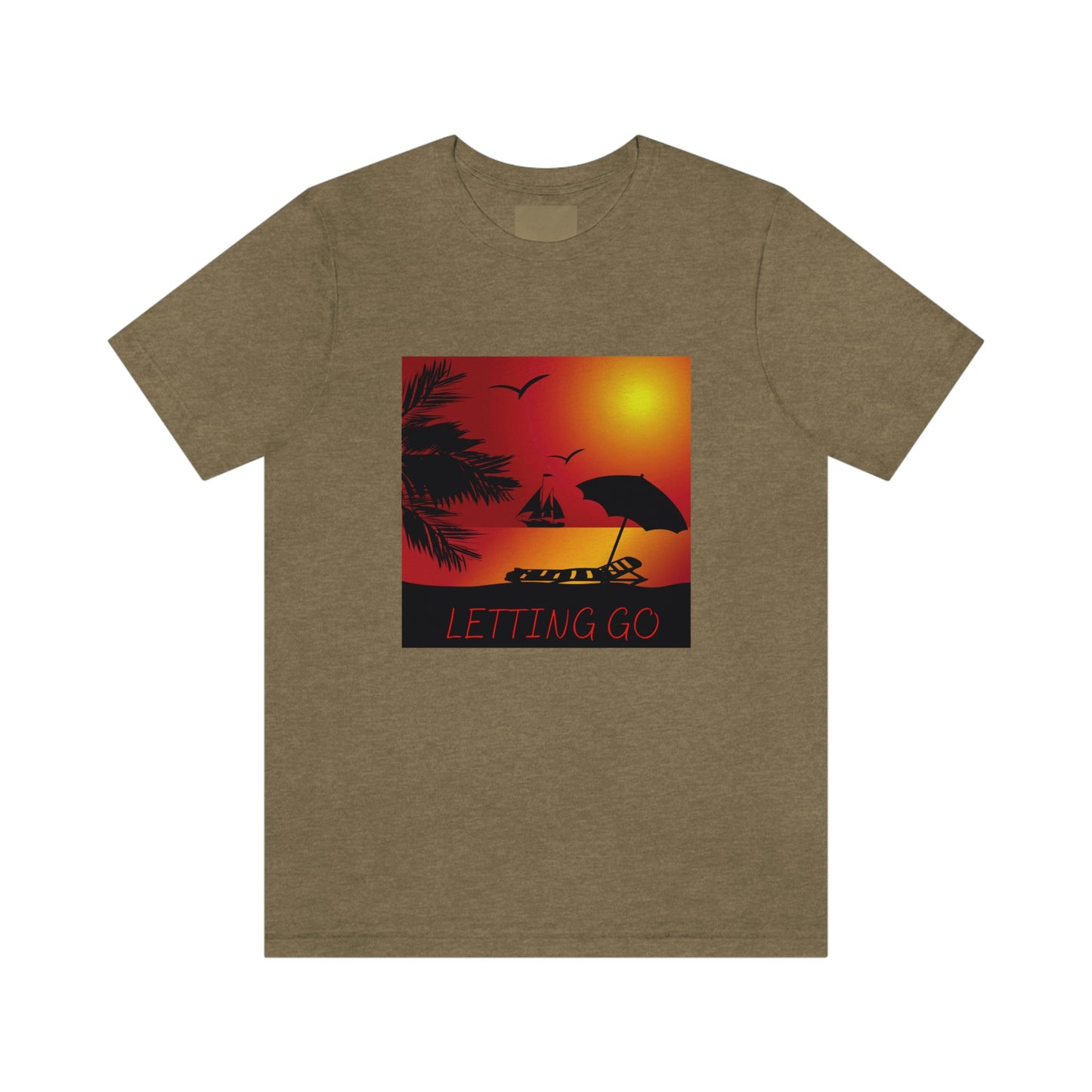 Sunset T-shirt, relaxing sunset, gift for spouse, lover of sunsets, waterfront sunset