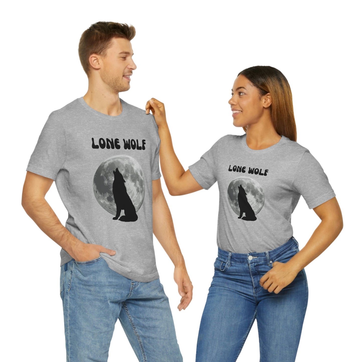 Lone Wolf T-shirt, Lone Wolf, Wolf howling, wolf, gift for man, gift for dad, nature, camping, outdoors