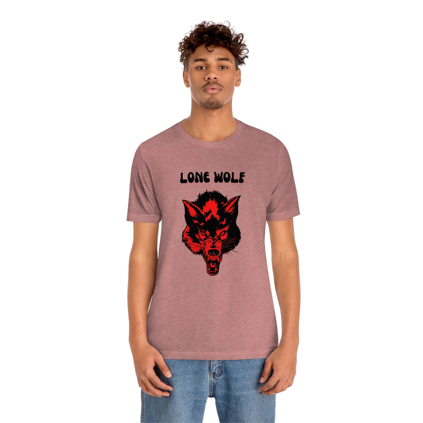 Lone Wolf T-shirt, Lone Wolf, Wolf howling, wolf, gift for man, gift for dad, nature, camping, outdoors, angry wolf