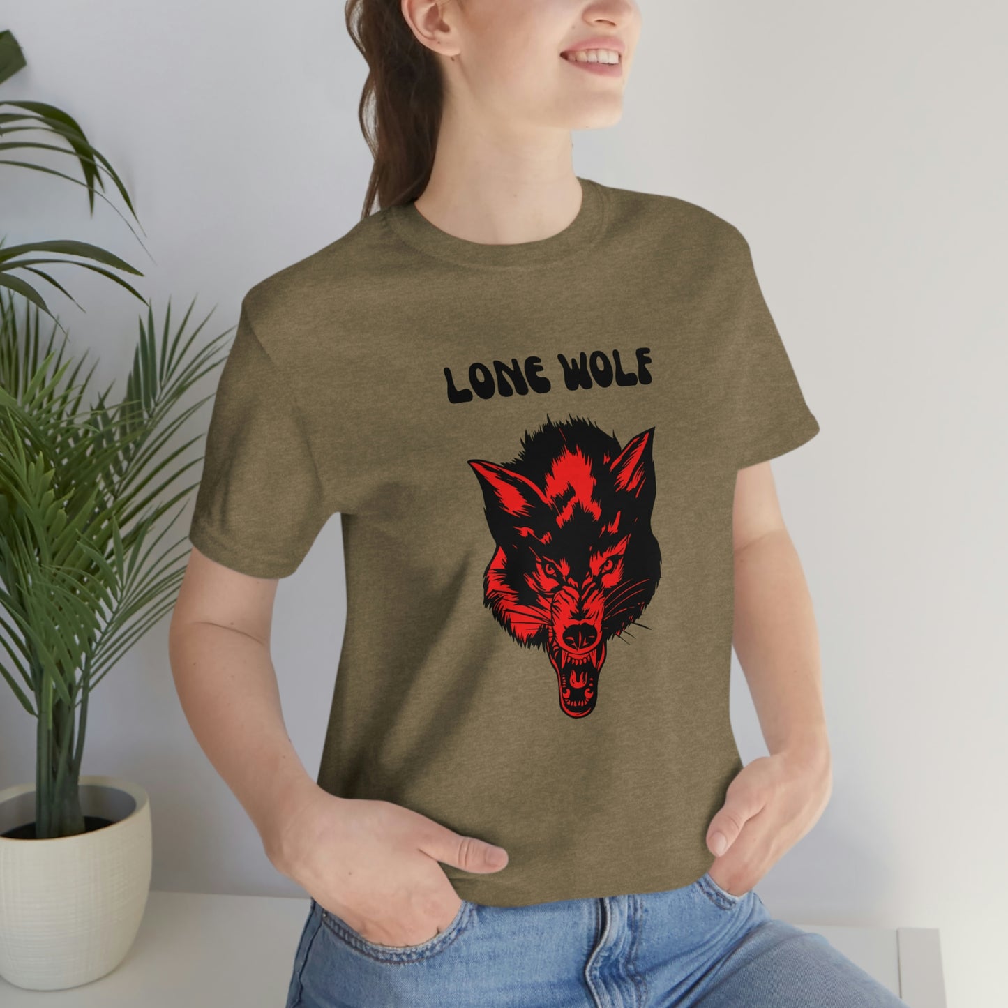 Lone Wolf T-shirt, Lone Wolf, Wolf howling, wolf, gift for man, gift for dad, nature, camping, outdoors, angry wolf