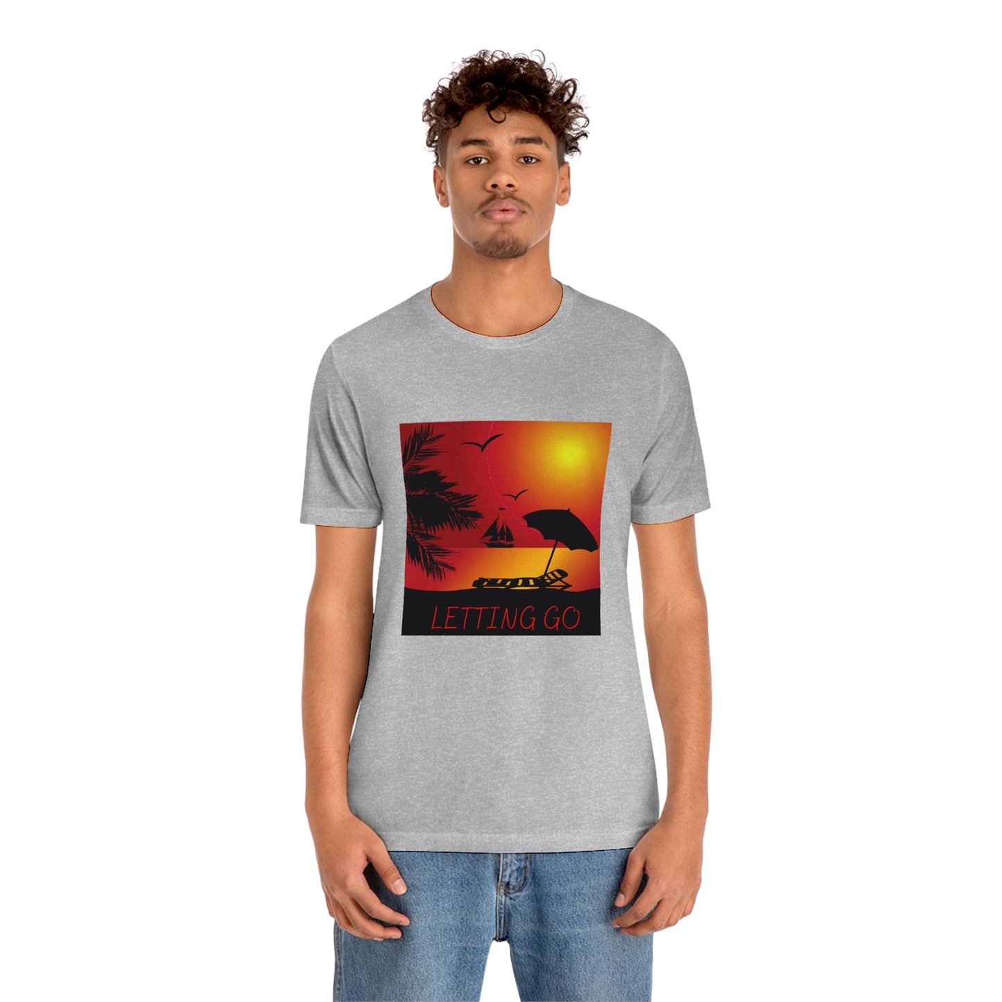 Sunset T-shirt, relaxing sunset, gift for spouse, lover of sunsets, waterfront sunset