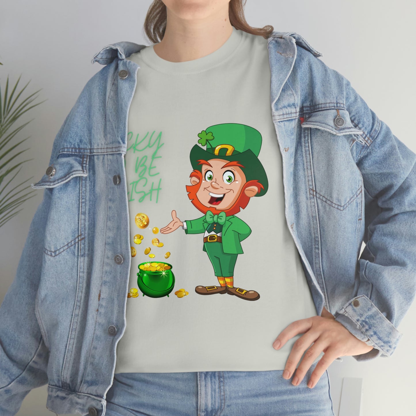 St. Patricks Day, Feeling lucky, rainbow, pot of gold, Unisex Ultra Cotton Tee, Lucky to be irish, shamrock, leprechaun