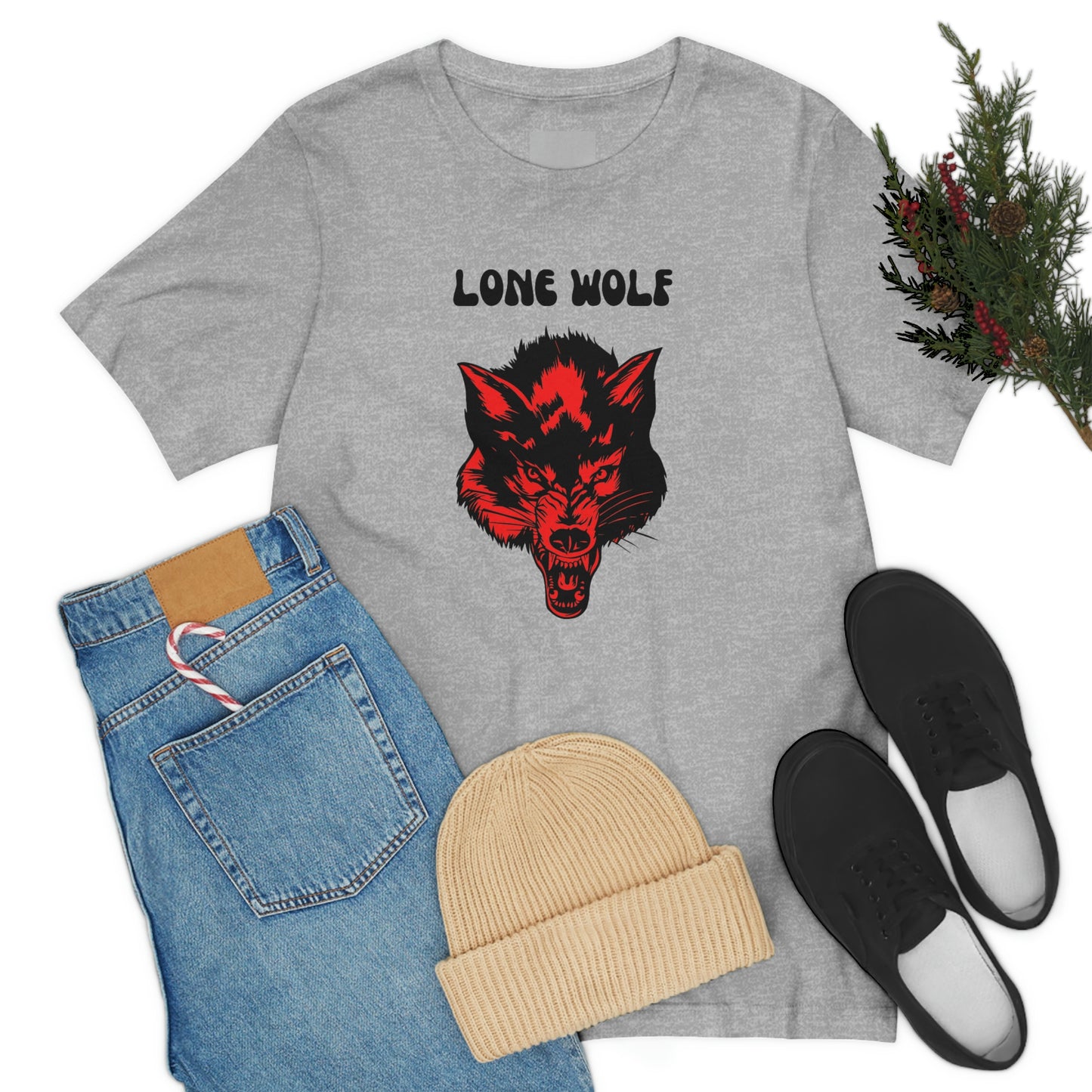 Lone Wolf T-shirt, Lone Wolf, Wolf howling, wolf, gift for man, gift for dad, nature, camping, outdoors, angry wolf