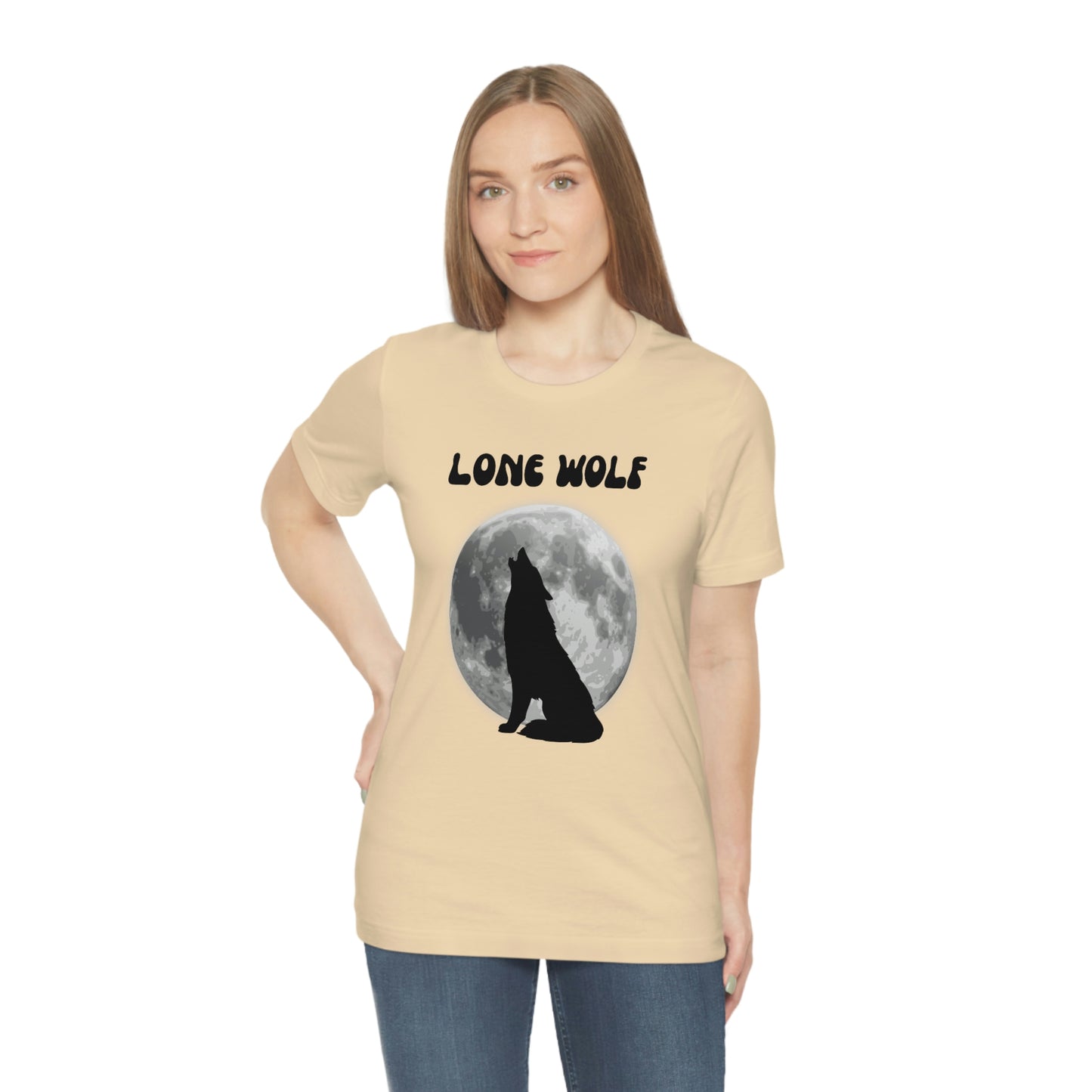 Lone Wolf T-shirt, Lone Wolf, Wolf howling, wolf, gift for man, gift for dad, nature, camping, outdoors