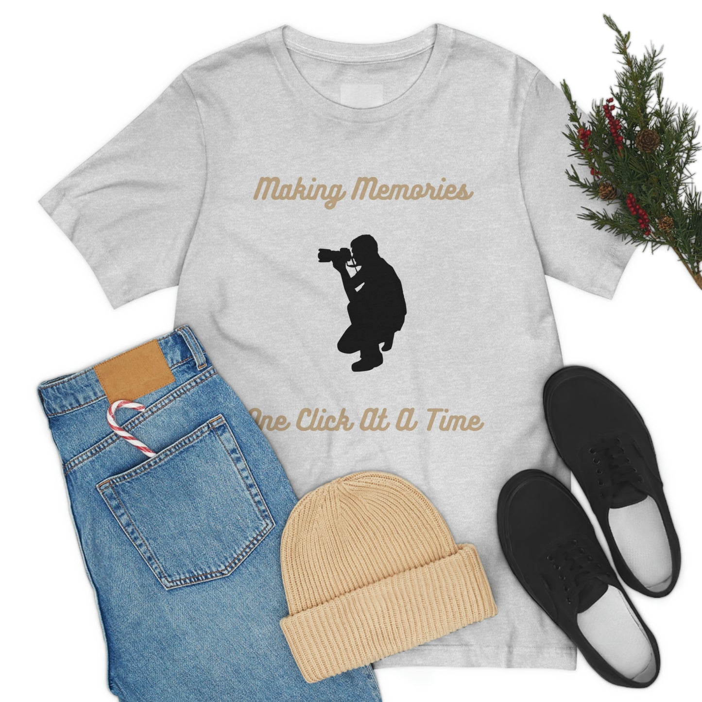 Photographer Tee, Making memories, gift for photographer, birthday gift, holiday gift, camera