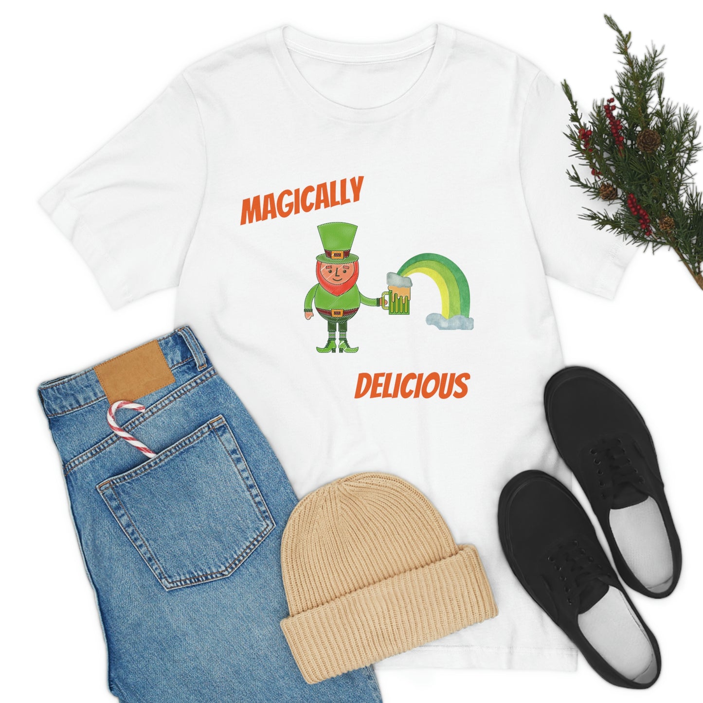 St. Patty's day tee, Green Beer, Festive design, Leprechaun, Rainbow, Festive Tee, Holiday, Gift for all, Irish