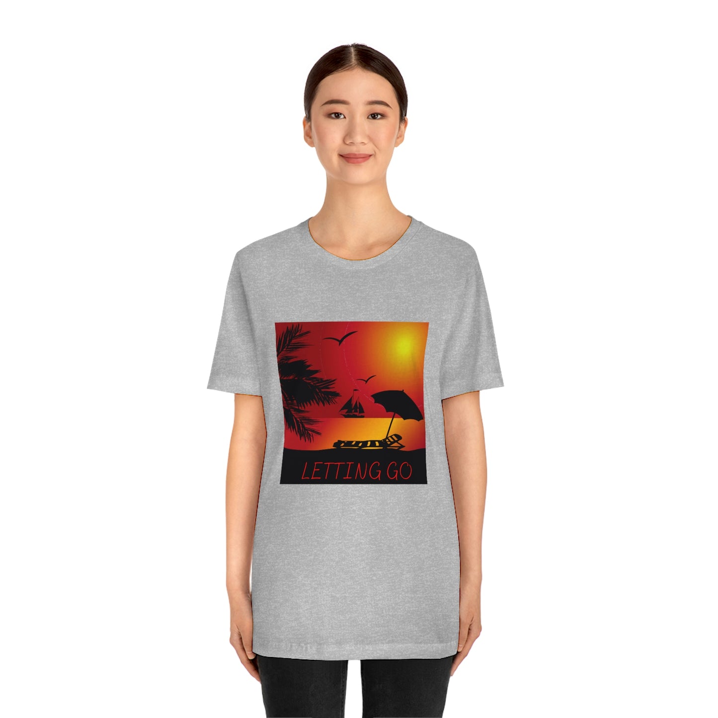 Sunset T-shirt, relaxing sunset, gift for spouse, lover of sunsets, waterfront sunset