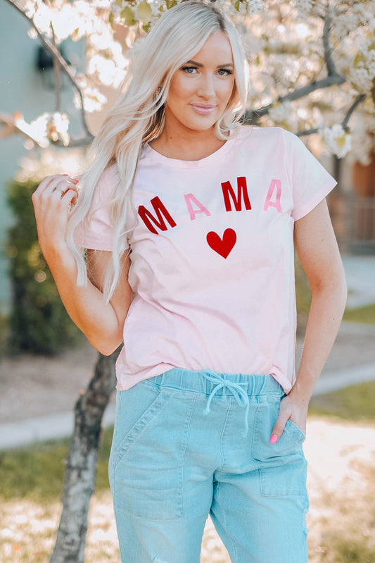 MAMA Heart Graphic Tee