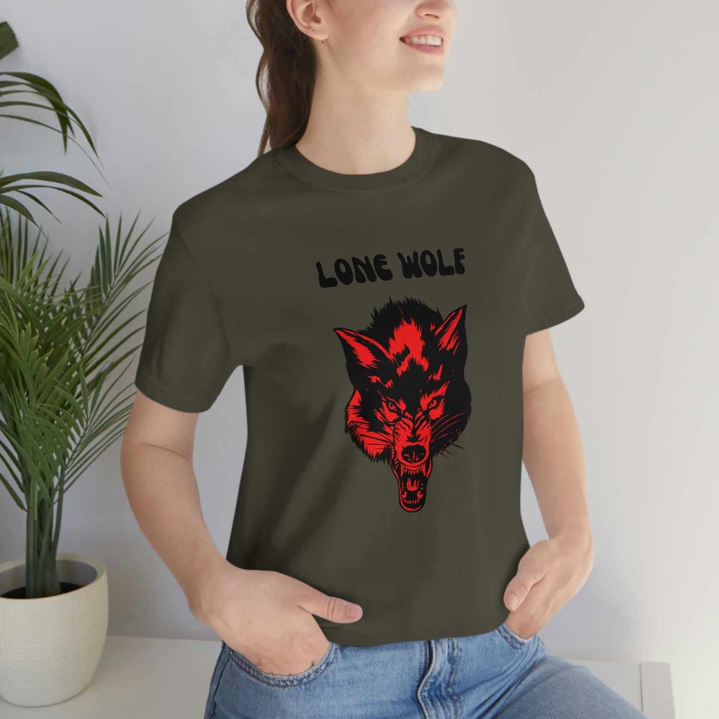 Lone Wolf T-shirt, Lone Wolf, Wolf howling, wolf, gift for man, gift for dad, nature, camping, outdoors, angry wolf