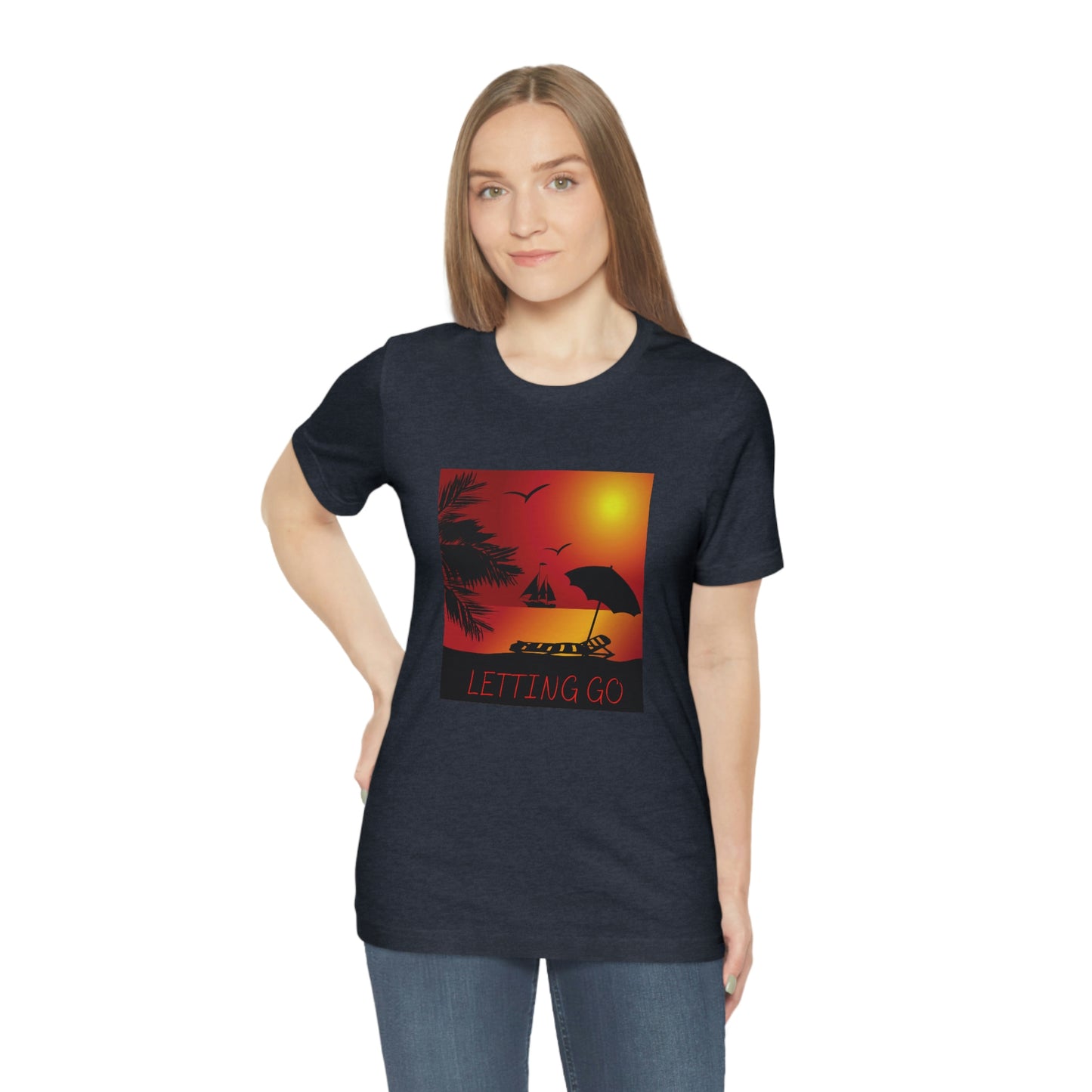 Sunset T-shirt, relaxing sunset, gift for spouse, lover of sunsets, waterfront sunset