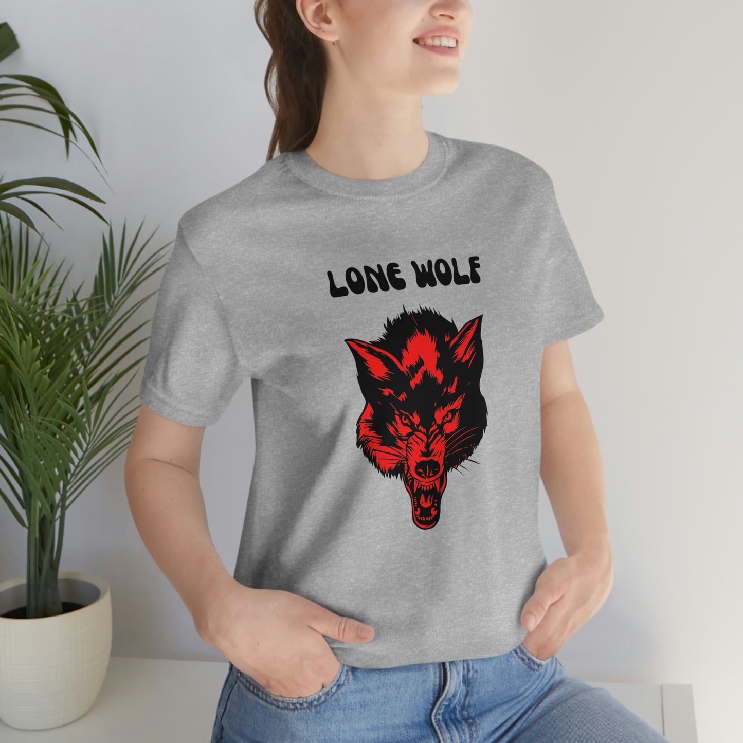 Lone Wolf T-shirt, Lone Wolf, Wolf howling, wolf, gift for man, gift for dad, nature, camping, outdoors, angry wolf