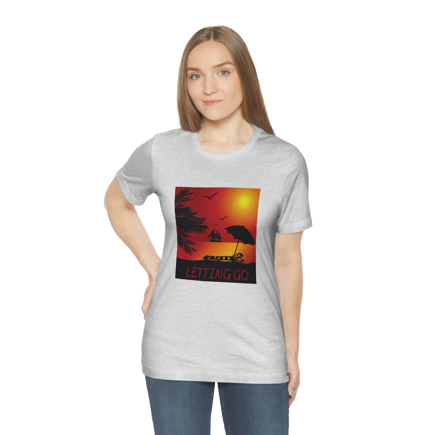 Sunset T-shirt, relaxing sunset, gift for spouse, lover of sunsets, waterfront sunset