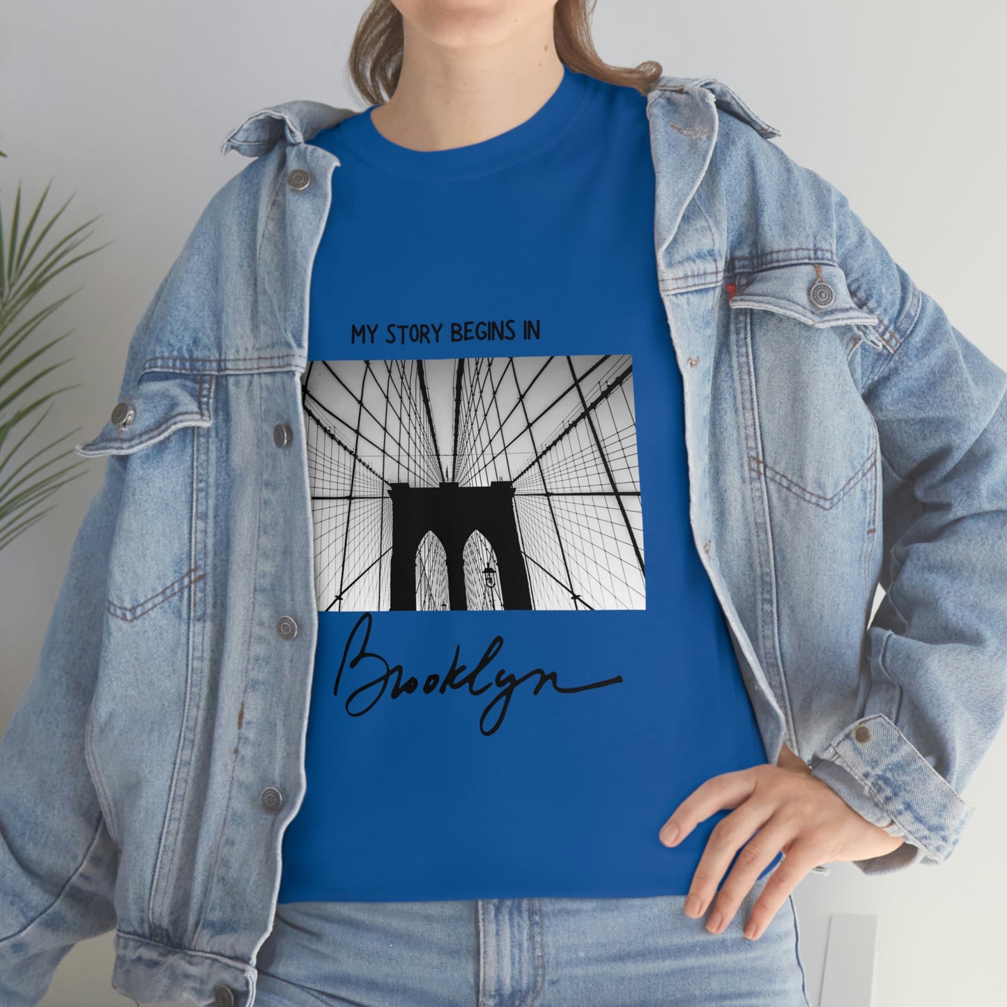 Represent Brooklyn with our 'My Story Begins in Brooklyn' T-Shirt