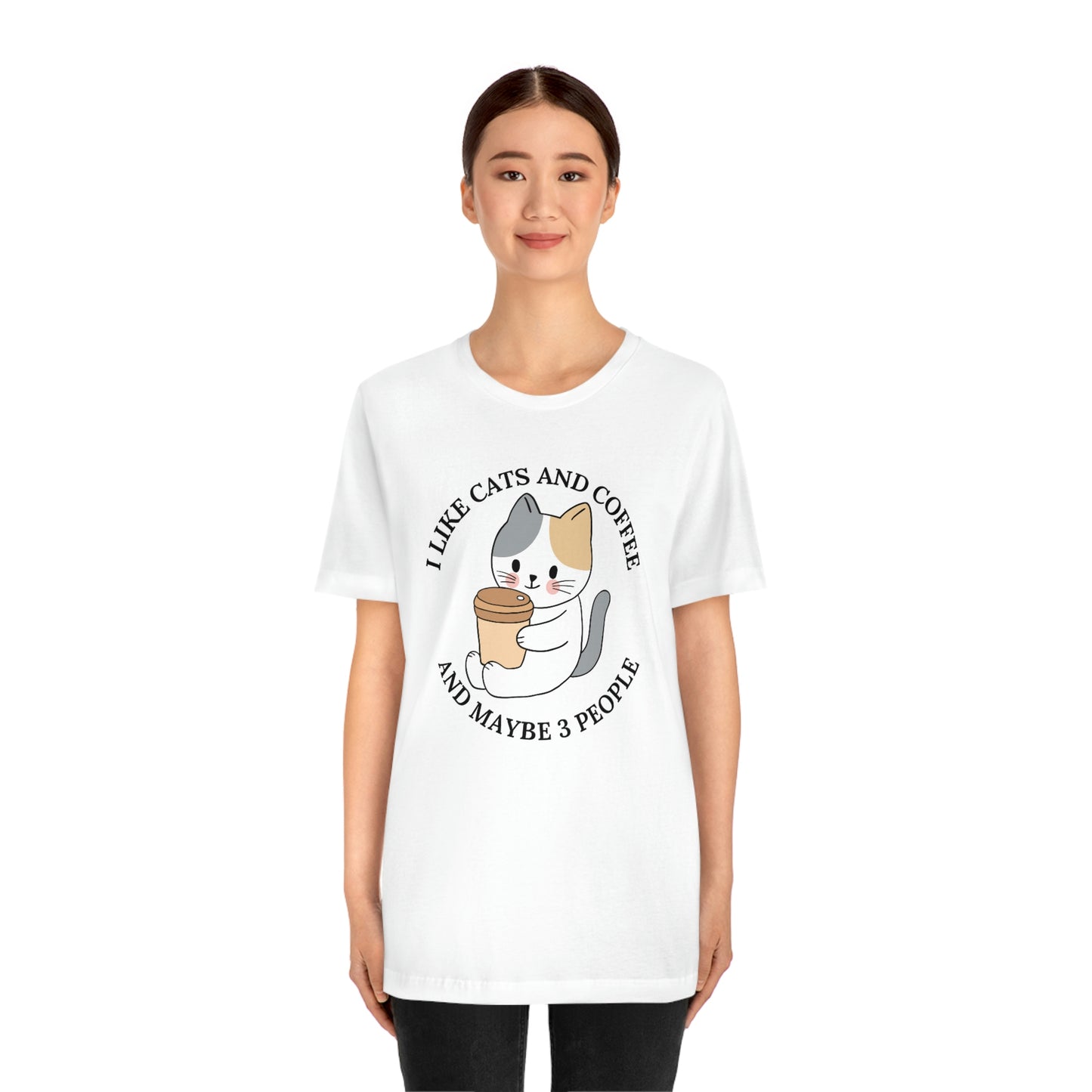 Cat and Coffee lovers, Gift for Cat lover, Gift for coffee lover, Animal lover, Gift for animal lover, Cat lover T-shirt