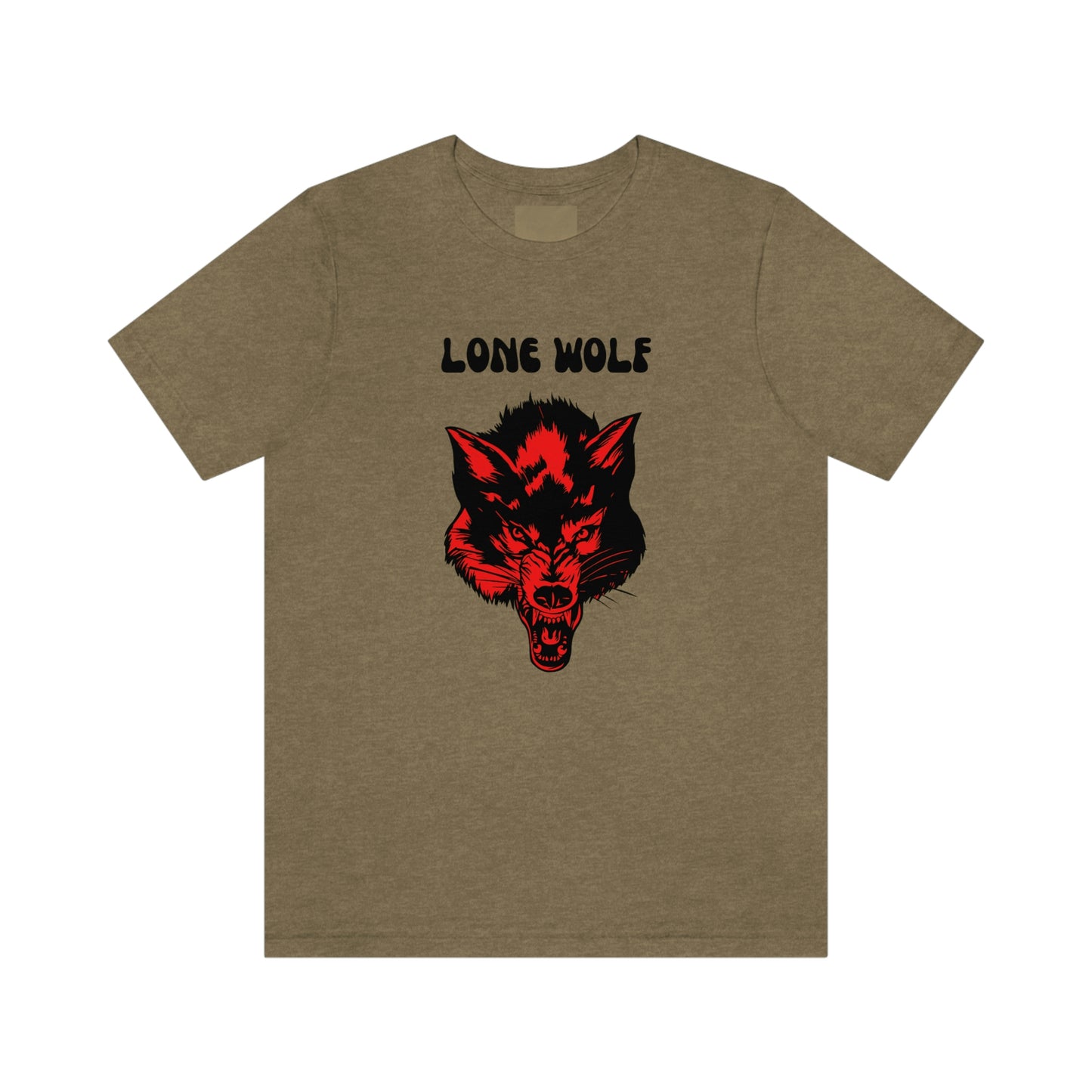 Lone Wolf T-shirt, Lone Wolf, Wolf howling, wolf, gift for man, gift for dad, nature, camping, outdoors, angry wolf