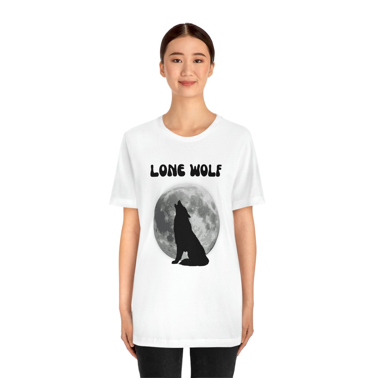 Lone Wolf T-shirt, Lone Wolf, Wolf howling, wolf, gift for man, gift for dad, nature, camping, outdoors