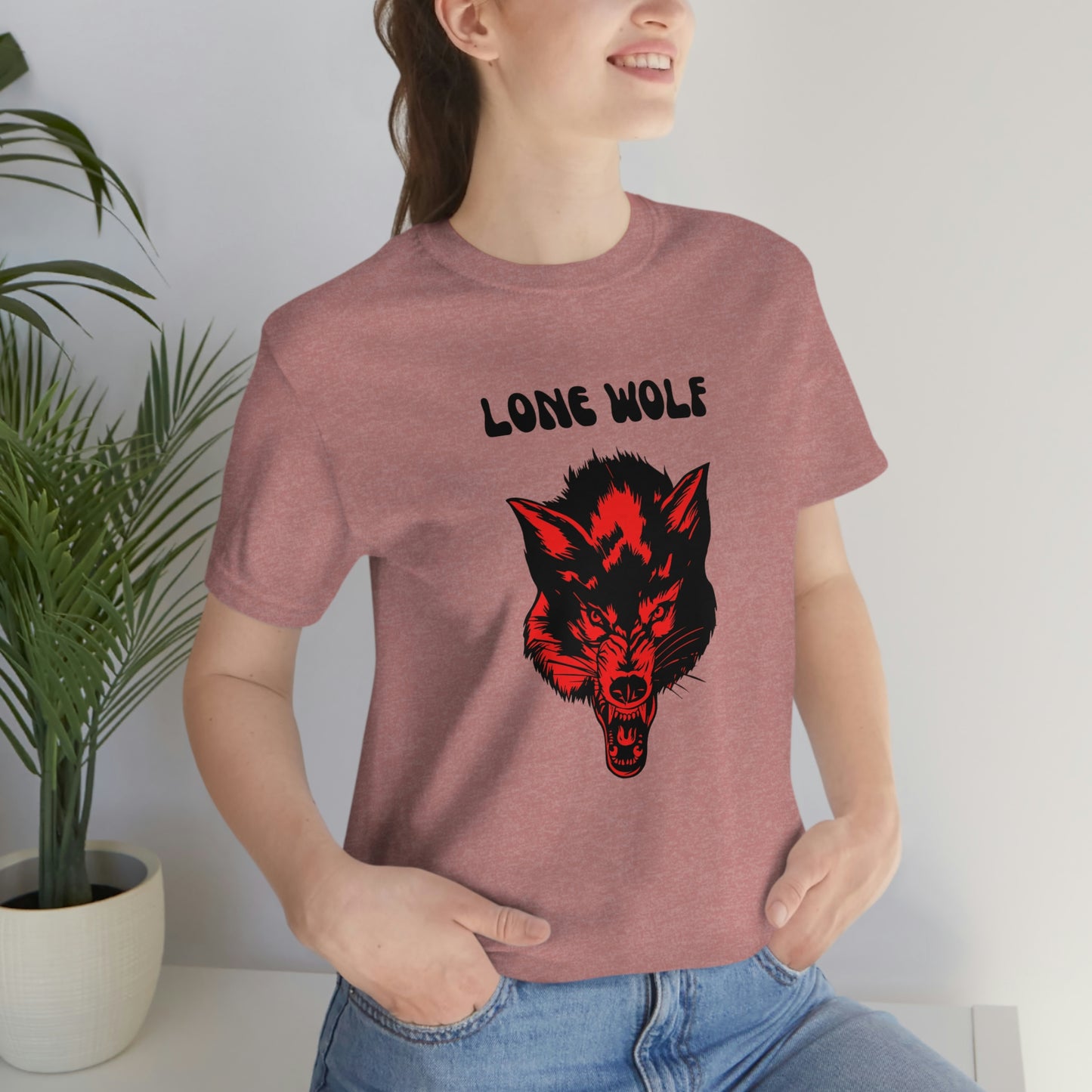 Lone Wolf T-shirt, Lone Wolf, Wolf howling, wolf, gift for man, gift for dad, nature, camping, outdoors, angry wolf