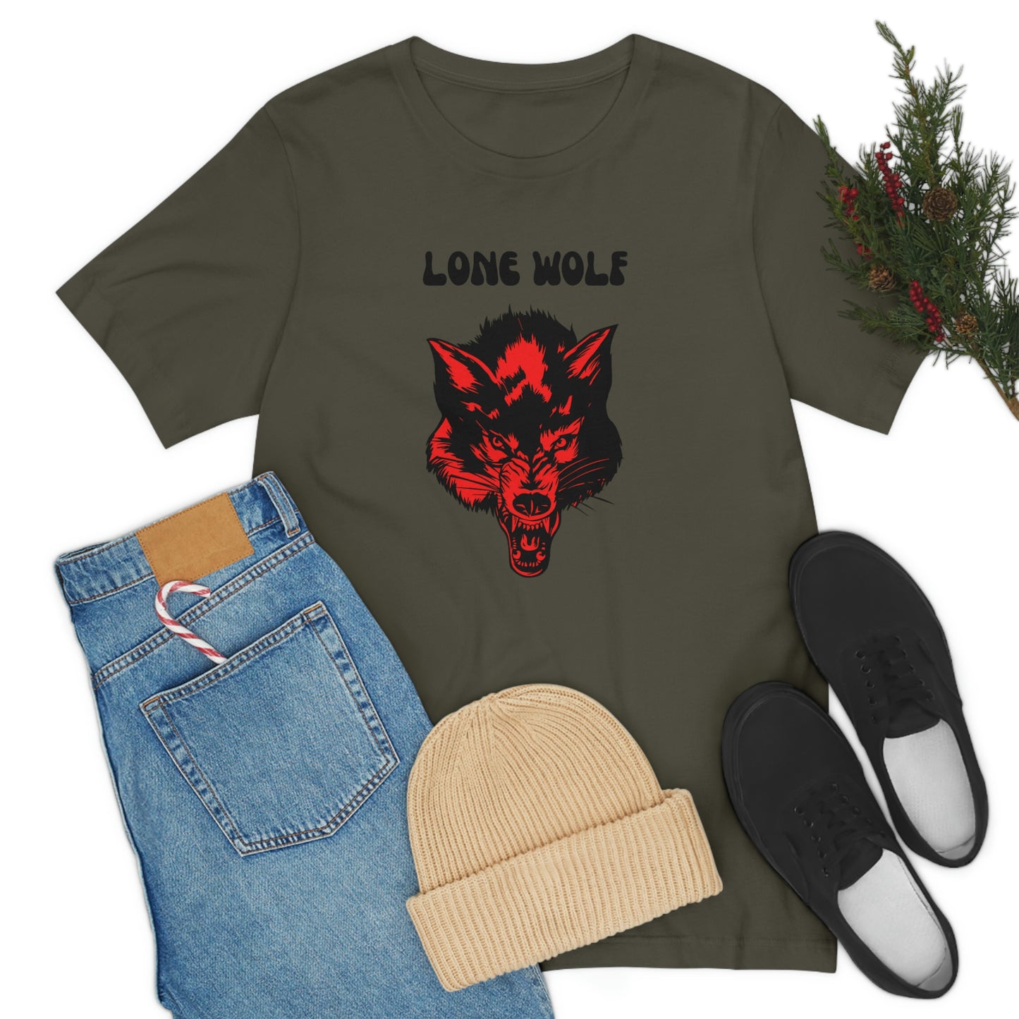 Lone Wolf T-shirt, Lone Wolf, Wolf howling, wolf, gift for man, gift for dad, nature, camping, outdoors, angry wolf