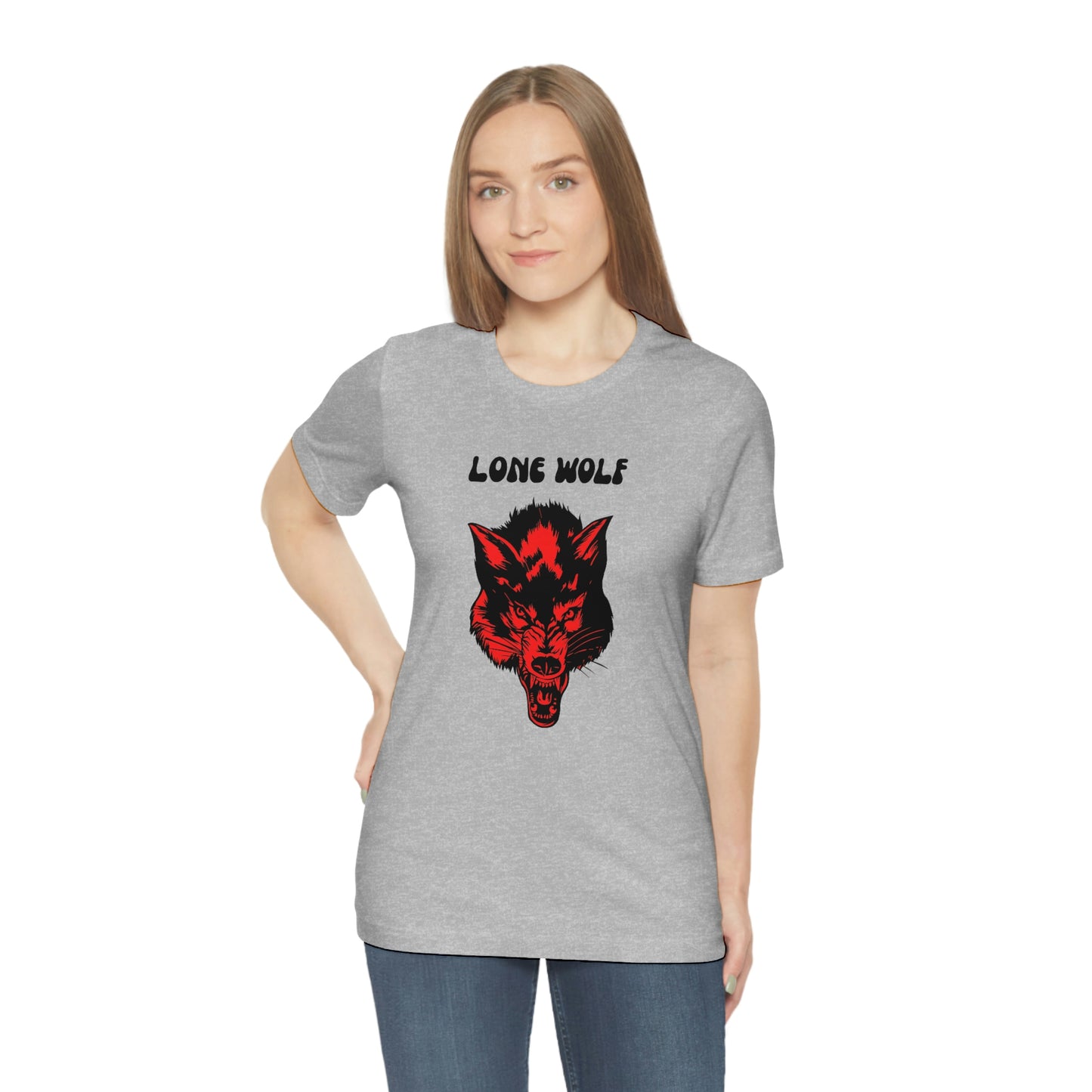 Lone Wolf T-shirt, Lone Wolf, Wolf howling, wolf, gift for man, gift for dad, nature, camping, outdoors, angry wolf