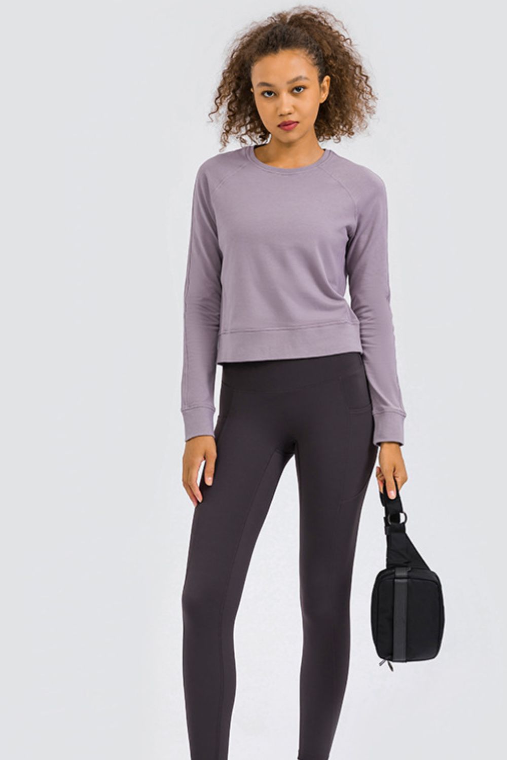 Cozy and Fabulous Raglan Sleeve Sports Top