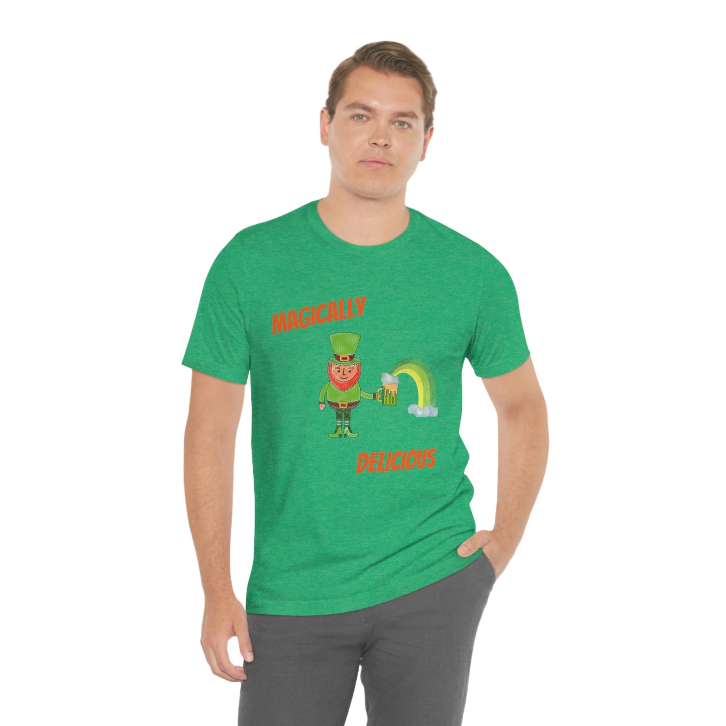 St. Patty's day tee, Green Beer, Festive design, Leprechaun, Rainbow, Festive Tee, Holiday, Gift for all, Irish