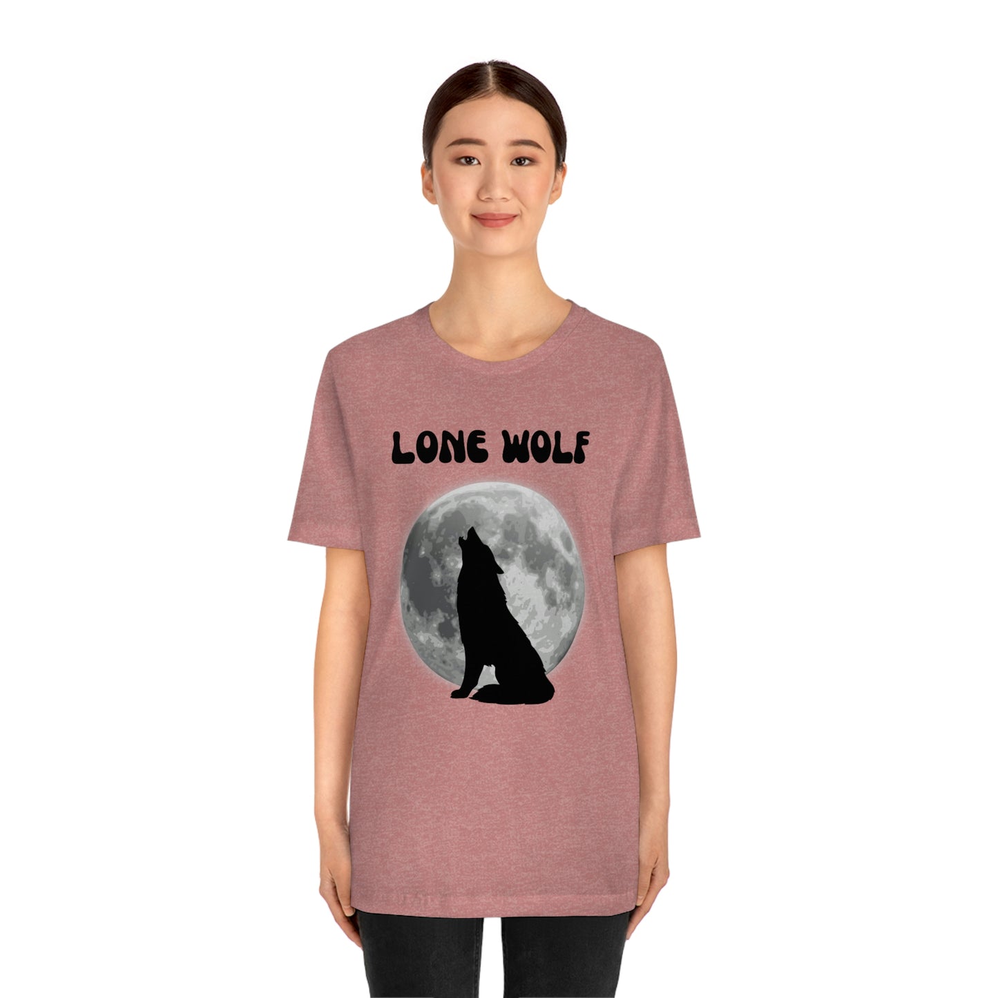 Lone Wolf T-shirt, Lone Wolf, Wolf howling, wolf, gift for man, gift for dad, nature, camping, outdoors