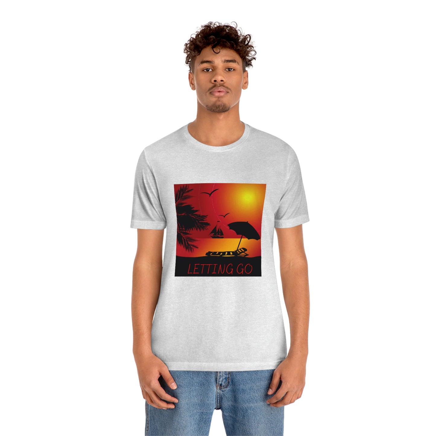 Sunset T-shirt, relaxing sunset, gift for spouse, lover of sunsets, waterfront sunset