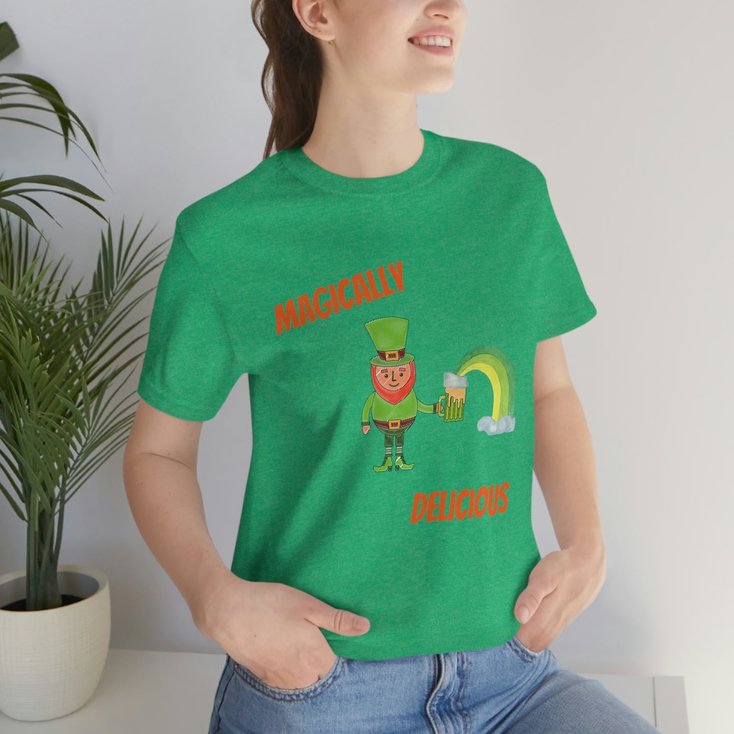 St. Patty's day tee, Green Beer, Festive design, Leprechaun, Rainbow, Festive Tee, Holiday, Gift for all, Irish