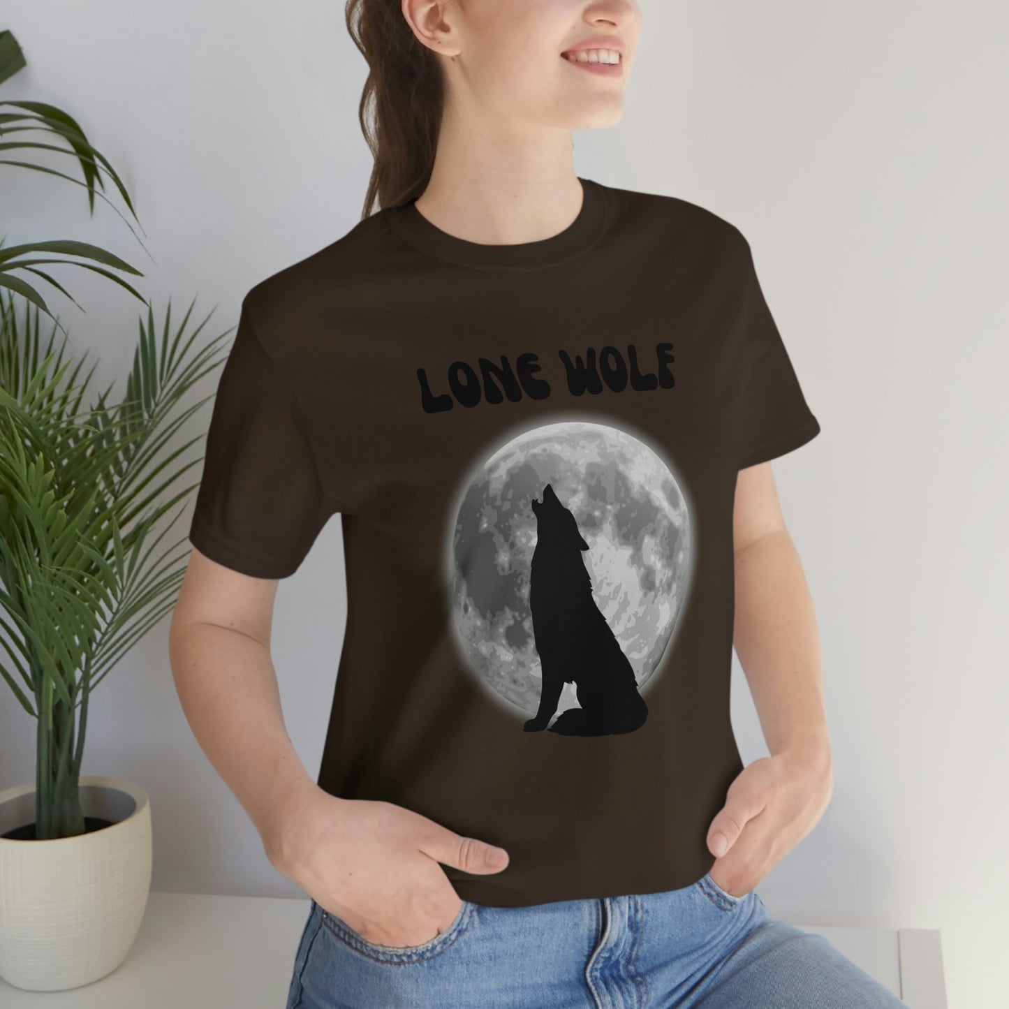 Lone Wolf T-shirt, Lone Wolf, Wolf howling, wolf, gift for man, gift for dad, nature, camping, outdoors