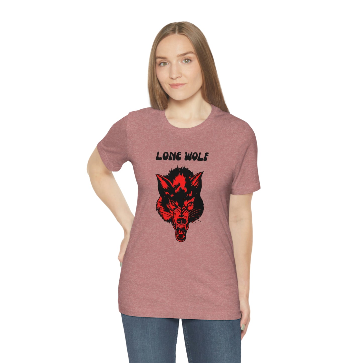 Lone Wolf T-shirt, Lone Wolf, Wolf howling, wolf, gift for man, gift for dad, nature, camping, outdoors, angry wolf